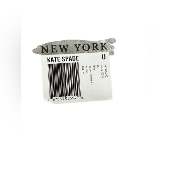 NWT Kate Spade NWT Leila Pebble Leather Large Continental Wallet Black - Picture 12 of 13